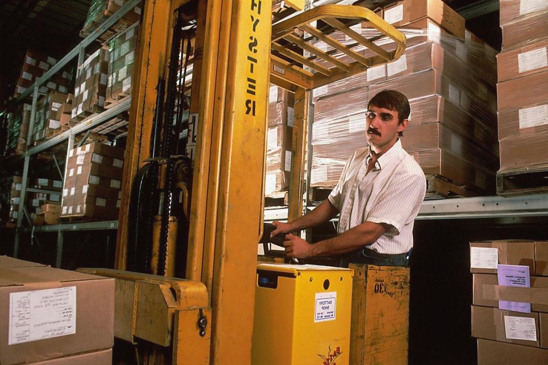 Logistics warehouse image